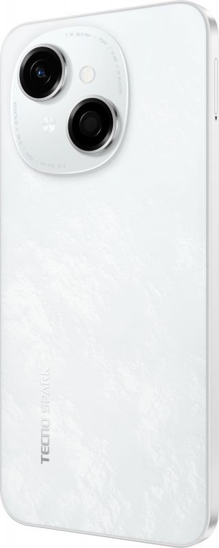 Смартфон TECNO Spark Go 1 (KL4) 6.67" 3/128ГБ, 2SIM, 5000мА•год, Glittery White