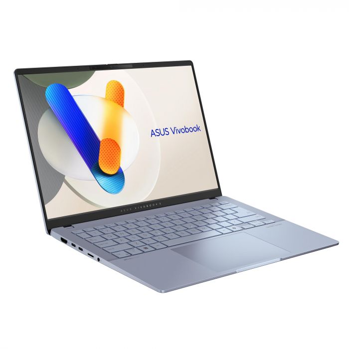 Ноутбук ASUS Vivobook S 14 S5406SA-PP013W 14" 3K OLED, Intel Ultra 7 258V, 32GB, F1TB, UMA, Win11, Блакитний