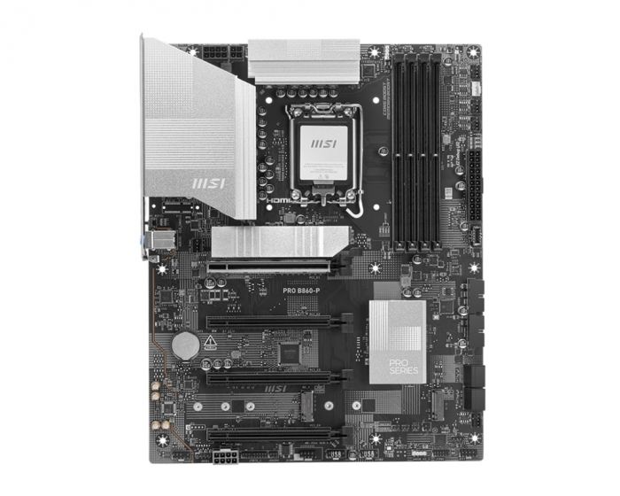 Материнcька плата MSI PRO B860-P s1851 B860 4xDDR5 M.2 HDMI DP ATX