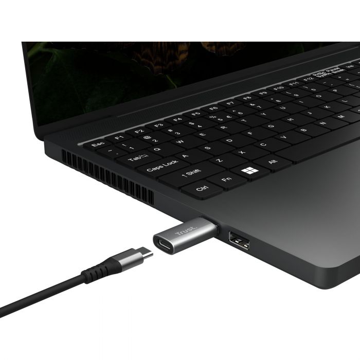 Адаптер Trust Calyx USB-C > USBA3.2, 2шт, чорний