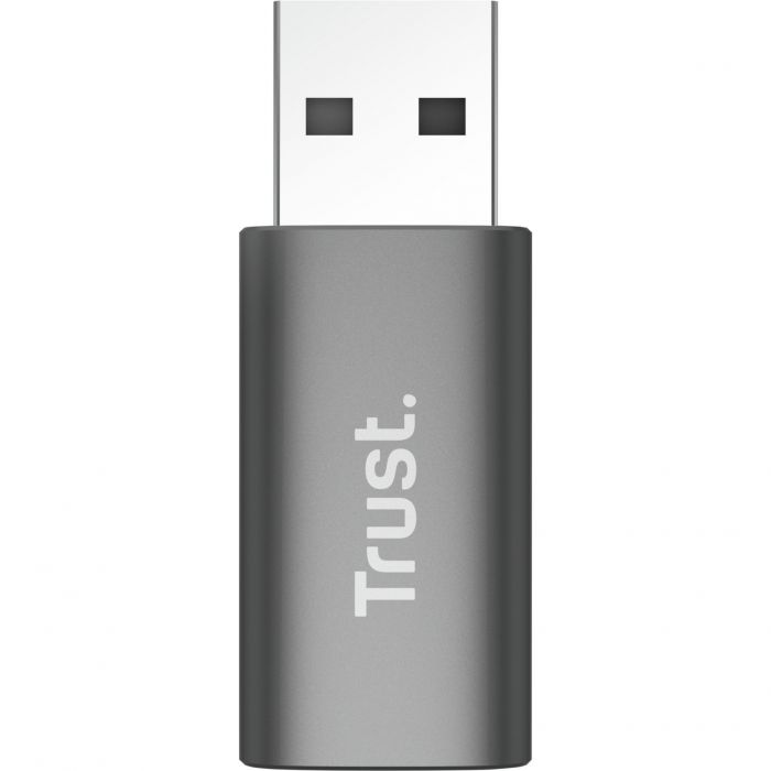 Адаптер Trust Calyx USB-C > USBA3.2, 2шт, чорний