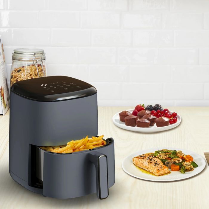 Мультипіч Tefal EasyFry Compact, 1300Вт, чаша-3л, сенсорне керув., пластик, темно-синій