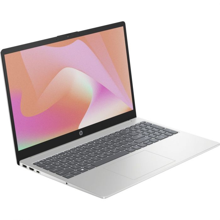 Ноутбук HP 15-fc0105ua 15.6" FHD IPS AG, AMD R5-7520U, 16GB, F512GB, UMA, DOS, сріблястий