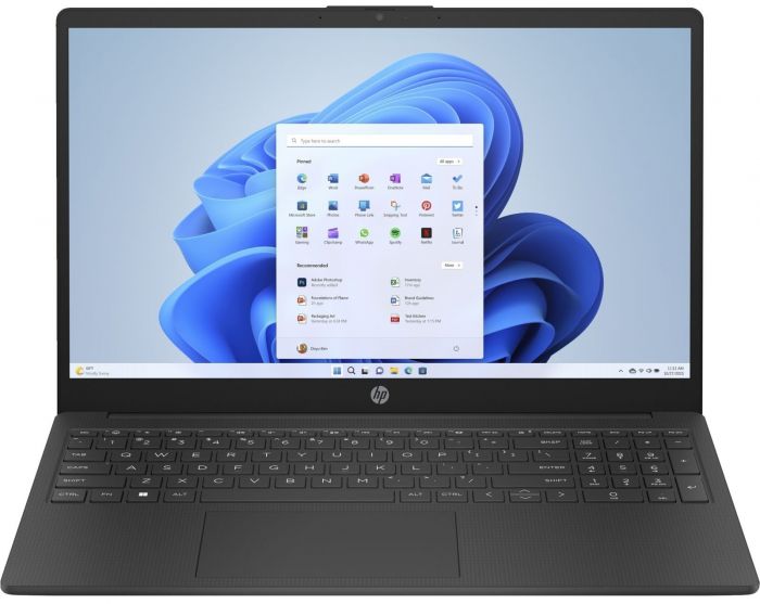 Ноутбук HP 15-fc0080ua 15.6" FHD IPS AG, AMD R3-7320U, 8GB, F256GB, UMA, DOS, чорний