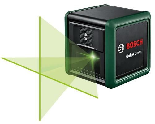 Нівелір лазерний Bosch Quigo Green, точність ± 0.8 мм/м, 12 м, зелений, 0.27 кг