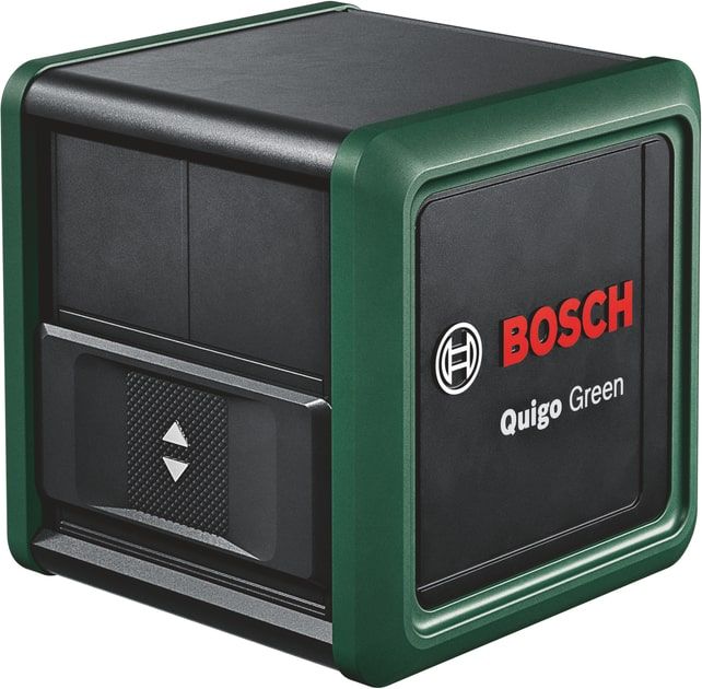 Нівелір лазерний Bosch Quigo Green, точність ± 0.8 мм/м, 12 м, зелений, 0.27 кг