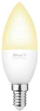 Лампа розумна Trust E14 470 Lumen, 1800-6500k, білий