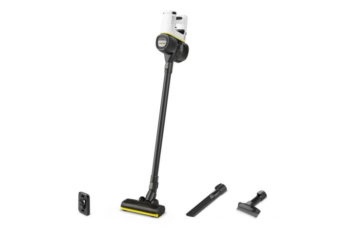 Пылесос Karcher беспроводный VC 4 Cordless myHome, конт пыль -0.65л, автон. раб. до 30мин, вес-2.4кг, белый