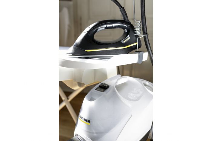 Пароочисник Karcher SI 4 EasyFix Iron, 2000Вт, 800мл, 3.5Бар, глад.дошка, праска, швабра, білий