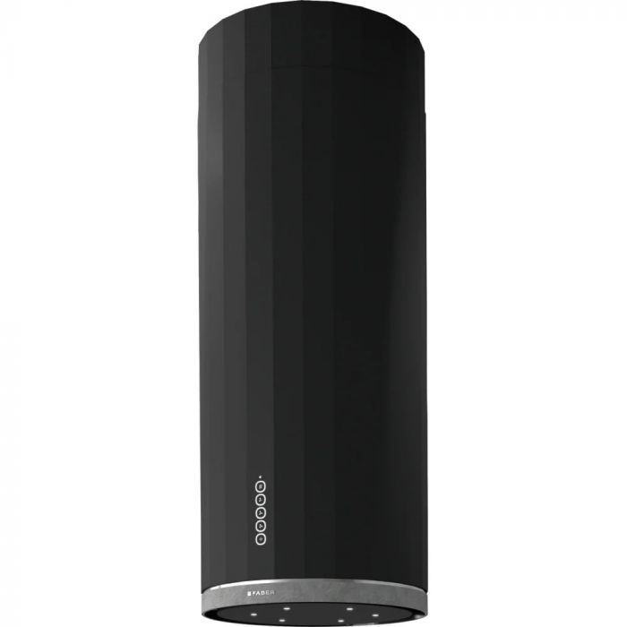 Витяжка Faber острівна, 37см, 1169м.куб/год, Corinthia Isola Ev8+ Dg Matt/Concrete A37, темно-сірий матовий