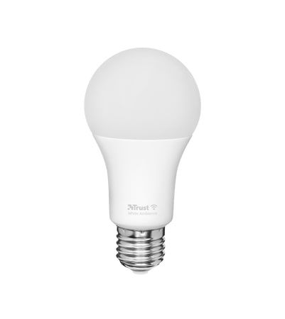 Лампа розумна Trust E27 470 Lumen, 1800-6500k, білий