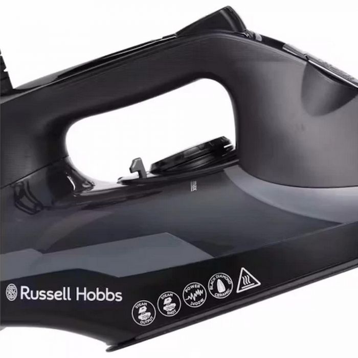 Праска Russell Hobbs Diamond Elite, 3100Вт, 350мл, 20, паровий удар -220гр, самоочищування, керам. підошва, чорний