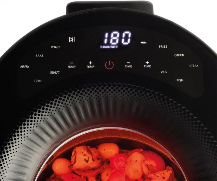 Мультипіч Russell Hobbs Satisfry Panoramic- 1500Вт, чаша-5л, сенсорне управл., 10 авто. програм, пластик/скло, чорний