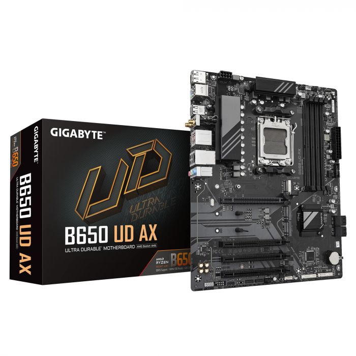 Материнська плата GIGABYTE B650 UD AX sAM5 B650 4xDDR5 M.2 HDMI DP ATX