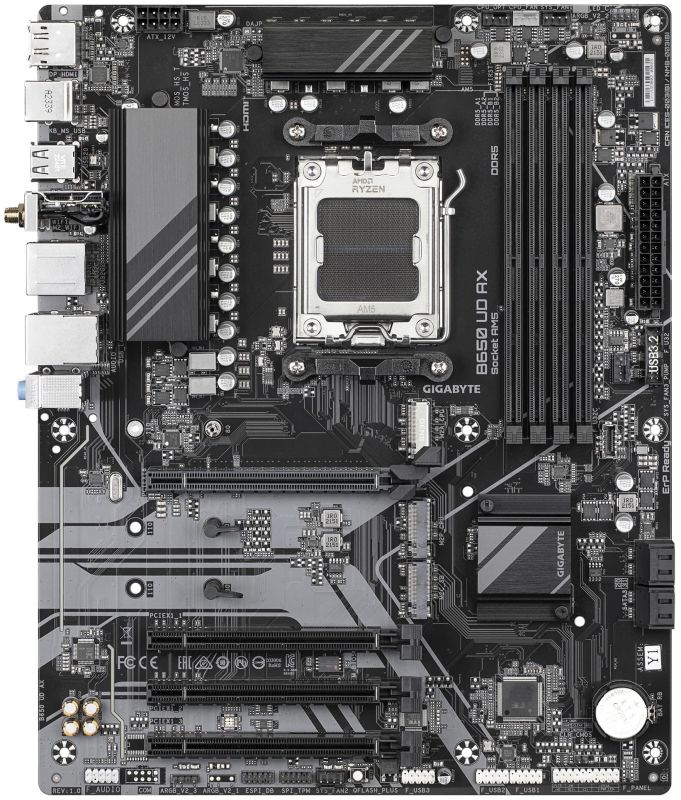 Материнська плата GIGABYTE B650 UD AX sAM5 B650 4xDDR5 M.2 HDMI DP ATX