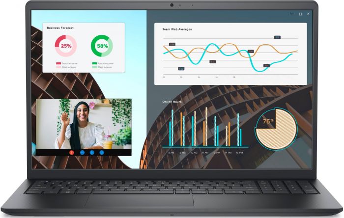 Ноутбук Dell Vostro 3530 15.6" FHD AG, Intel i3-1305U, 8GB, F512GB, UMA, Win11P, чорний