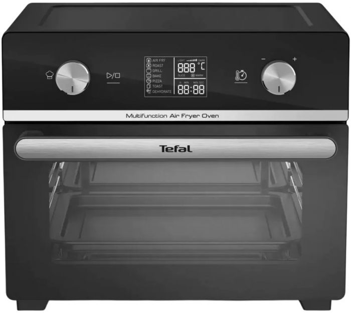 Мультипіч Tefal Easy Fry Oven Multifunctional, 1800Вт, механічне керув., 10 програм, пластик, чорний