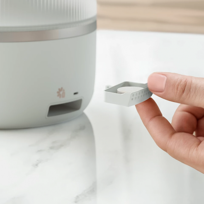 Зволожувач повітря Philips традиційне зволоження Series 1001, 41м2, 3л, 275мл/г, електр. кер-ння, режим сну, нічник, білий