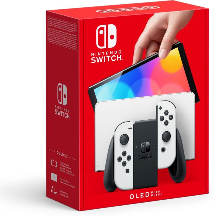 Ігрова консоль Nintendo Switch OLED (біла)