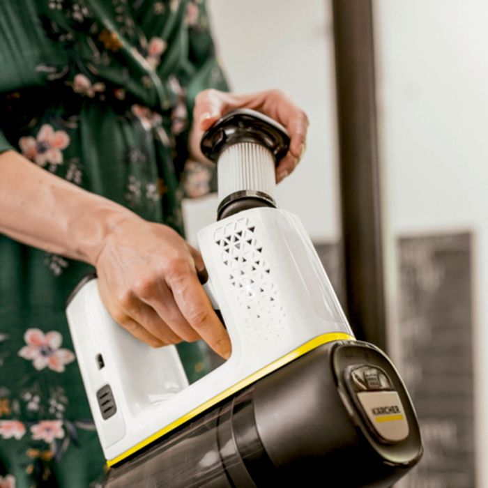 Пилосос Karcher безпровідний VC 6, 250Вт, конт пил -0.8л, автон. робота до 50хв, вага-2.6кг, HEPA 12
