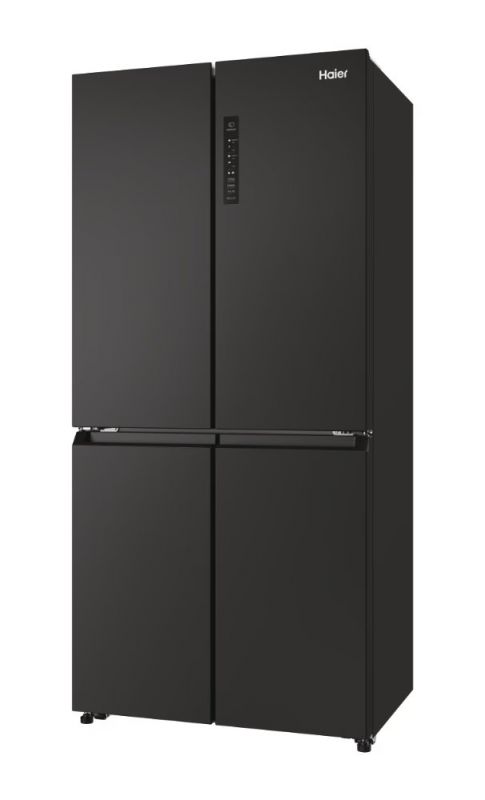 Холодильник Haier багатодверний, 181.5x83.3х65, холод.відд.-311л, мороз.відд.-156л, 4дв., А+, NF, інв., дисплей, чорний