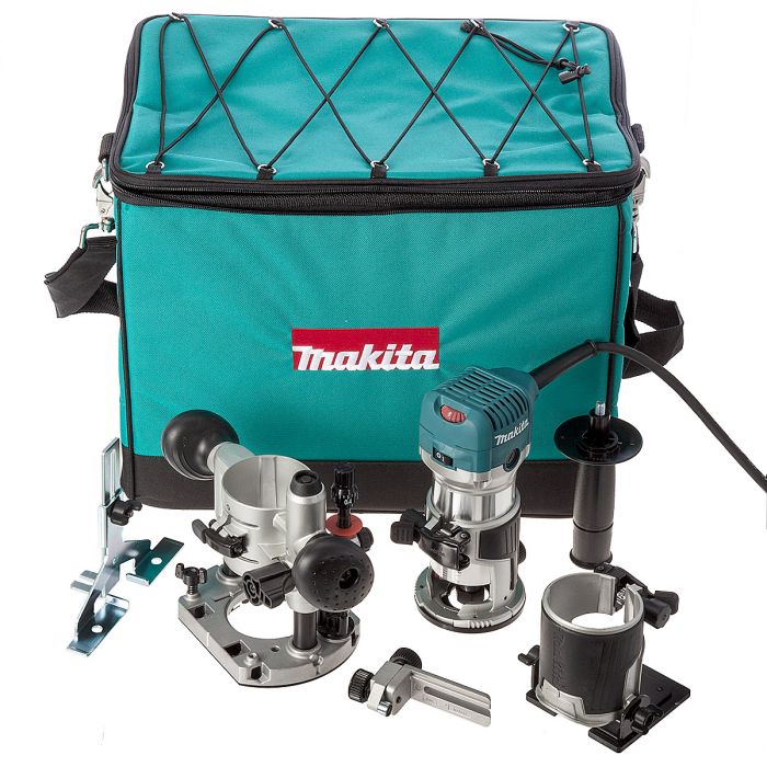 Фрезер Makita RT0702CX2 710ВТ цанга 6 та 8мм 10000-34000об·хв 1.8кг