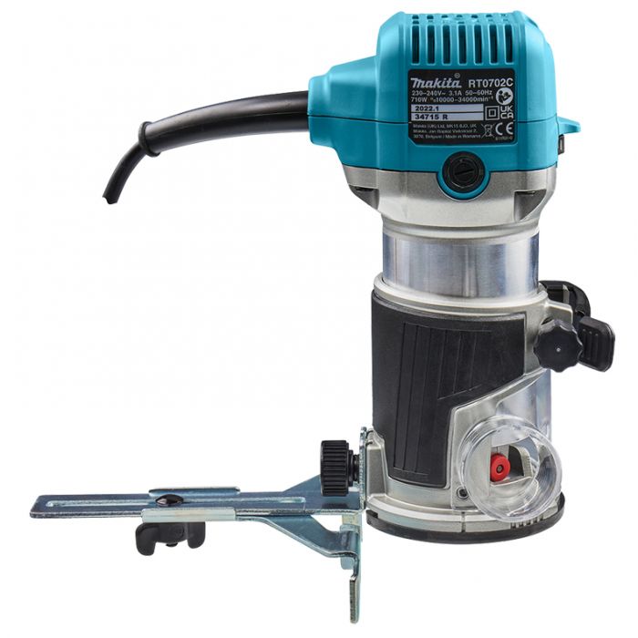 Фрезер Makita RT0702CX2 710ВТ цанга 6 та 8мм 10000-34000об·хв 1.8кг