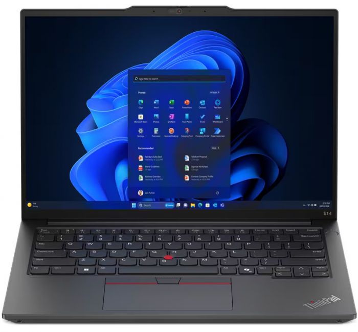 Ноутбук Lenovo ThinkPad E14-G6 14" WUXGA IPS AG, Intel U5-125U, 32GB, F1TB, UMA, DOS, чорний