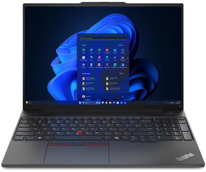 Ноутбук Lenovo ThinkPad E16-G2 16" WUXGA IPS AG, Intel U7-155H, 32GB, F1TB, UMA, DOS, чорний