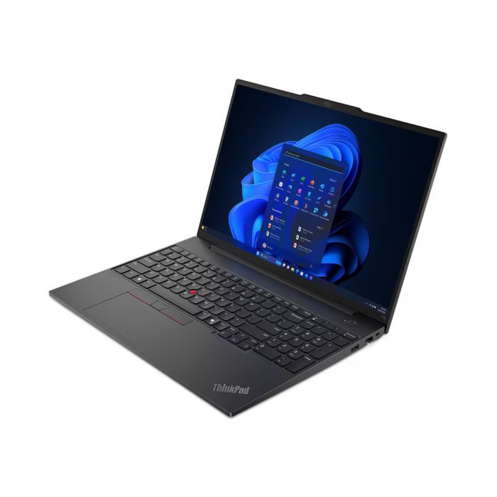 Ноутбук Lenovo ThinkPad E16-G2 16" WUXGA IPS AG, Intel U7-155H, 16GB, F1TB, UMA, DOS, чорний