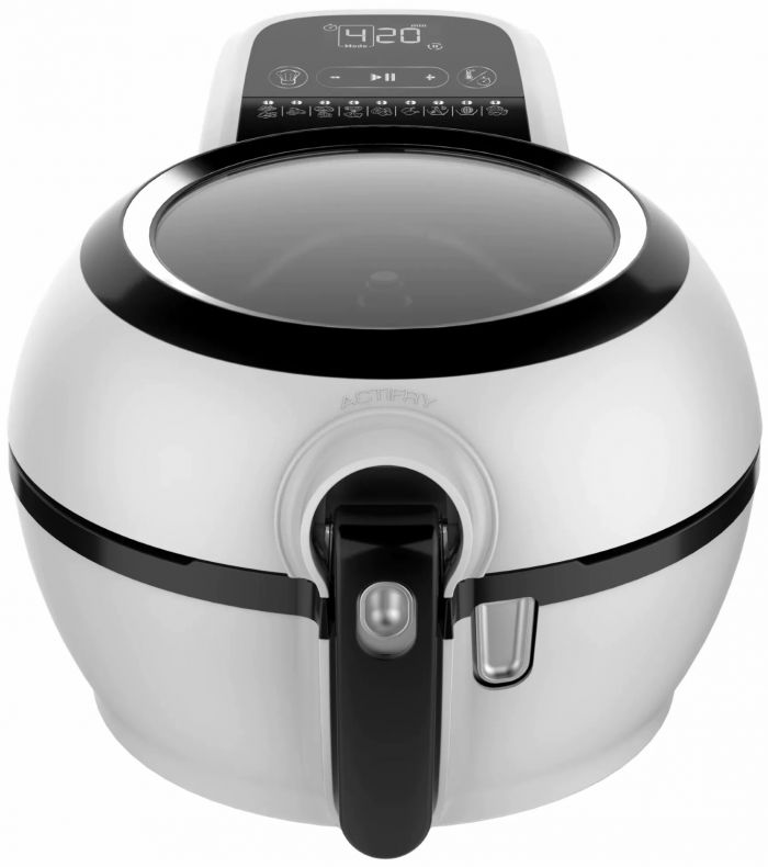 Мультипіч Tefal ActiFry Genius, 1350Вт, чаша-1,2л, сенсорне керув., підкл. до смартфону, авто перемішування, пластик, білий