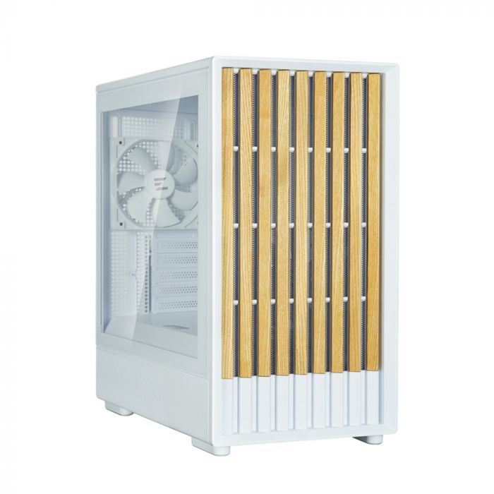 Корпус Zalman P10 Namu без БЖ, 1xUSB3.0, 1xUSBType-C, 2x120мм, 1x120мм ARGB, VGA 340мм, LCS ready, TG Side Panel, mATX, білий