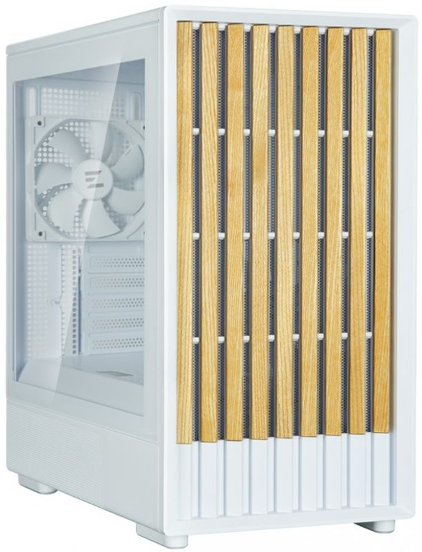 Корпус Zalman P10 Namu без БЖ, 1xUSB3.0, 1xUSBType-C, 2x120мм, 1x120мм ARGB, VGA 340мм, LCS ready, TG Side Panel, mATX, білий