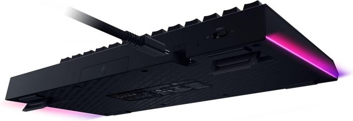 Клавіатура механічна Razer BlackWidow V4 Pro 75%, 81key, Mechanical Switches Gen-3, USB-A/WL/BT, EN, RGB, чорний