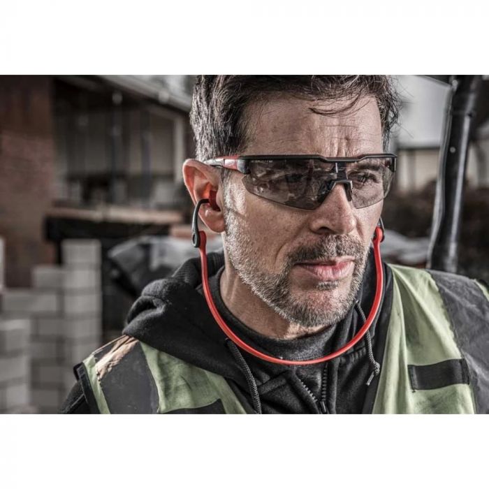 Окуляри захисні Milwaukee, протиосколкові, лінзи-сірі, полікарбонат