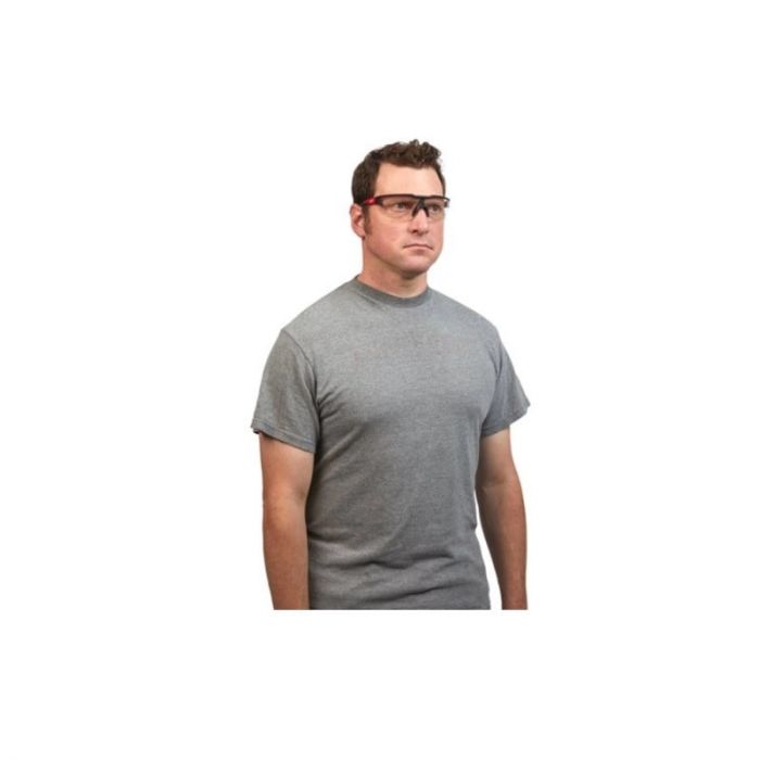 Окуляри захисні Milwaukee, протиосколкові, лінзи-прозорі, полікарбонат