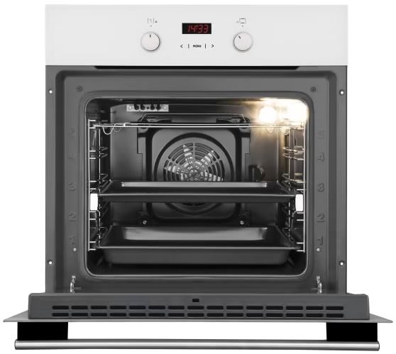 Духова шафа Hansa електрична, 65л, A, дисплей, конвекція, білий