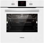 Духова шафа Hansa електрична, 77л, A, дисплей, конвекція, білий