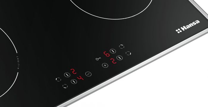 Варильна поверхня Hansa склокерамічна, 57,5см, чорний