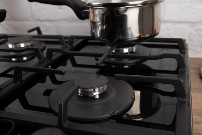 Варильна поверхня Hansa газова, 59см, чавун, чорний