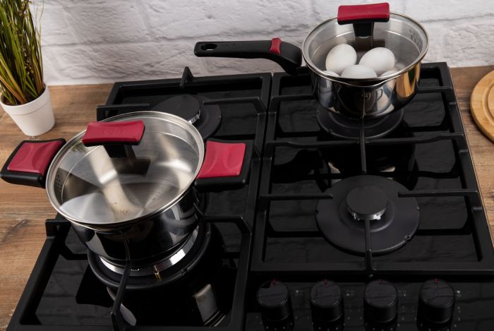 Варильна поверхня Hansa газова, 59см, чавун, чорний