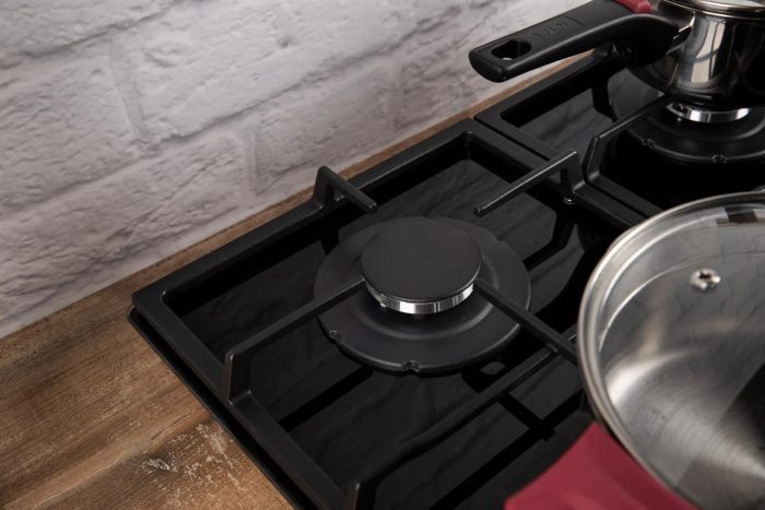 Варильна поверхня Hansa газова, 59см, чавун, чорний