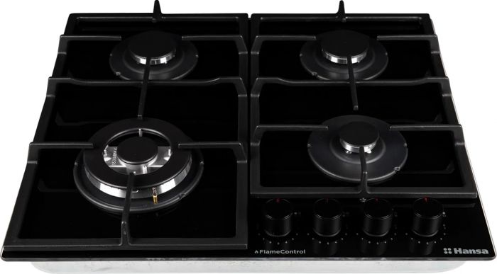 Варильна поверхня Hansa газова, 59см, чавун, чорний