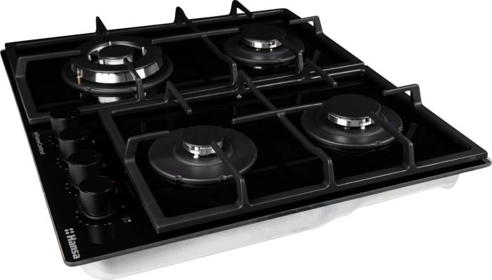 Варильна поверхня Hansa газова, 59см, чавун, чорний