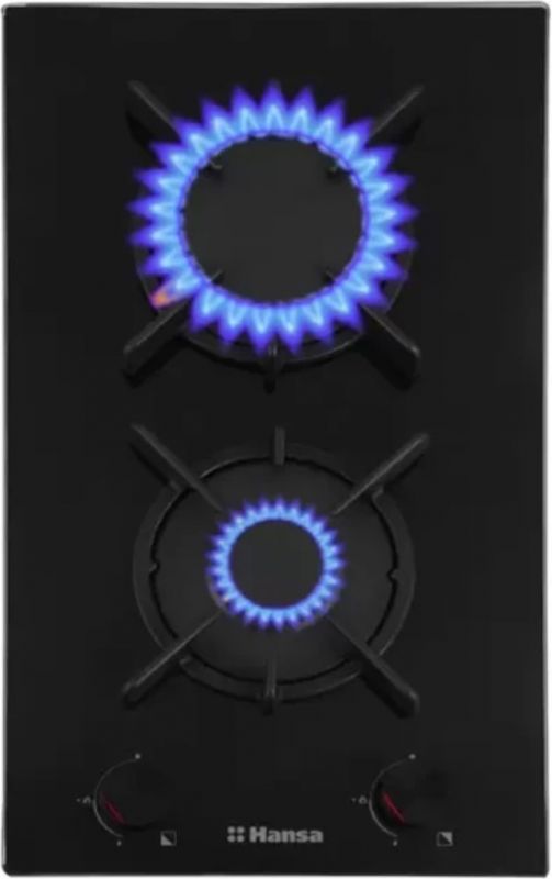 Варильна поверхня Hansa газова, 30см, чавун, чорний