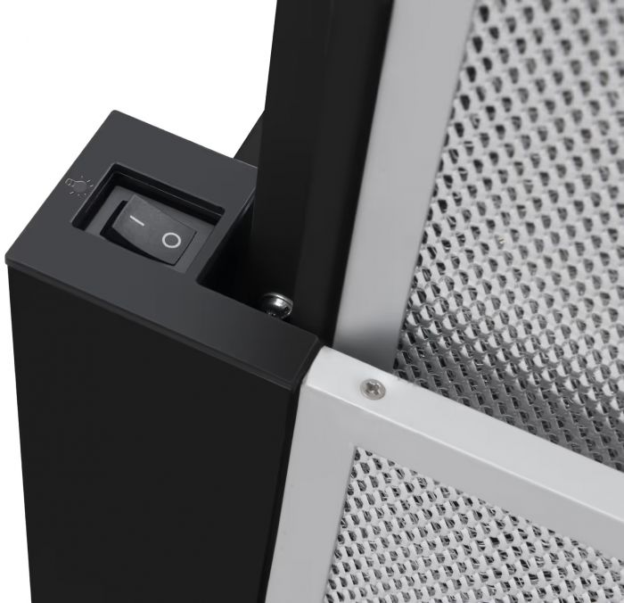 Витяжка Hansa телескопічна, 60см, 270м.куб/год., чорний