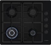 Варильна поверхня Bosch газова, 60см, чавун, WOK,чорний