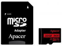 Карта пам'яті Apacer microSD  32GB C10 UHS-I R100MB/s + SD