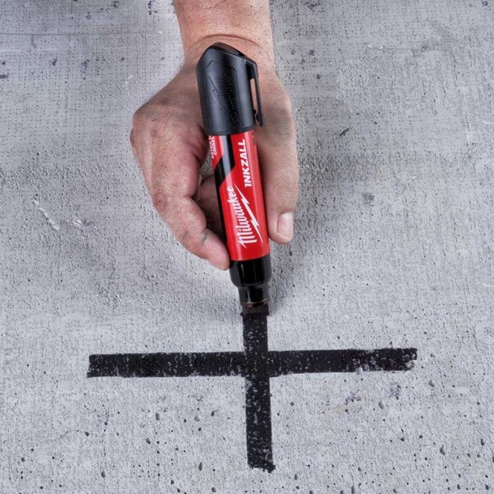 Маркер Milwaukee InkZAll XL, водостійкий, чорний