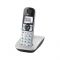 Радіотелефон DECT Panasonic KX-TGE510RUS, чорно-сріблястий